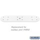 thumbnail image 2 of Kit de Brazo para Buzón Salsbury 4898WHT Aluminio Blanco, 2 of 4