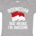 thumbnail image 4 of Inktastic Indonesian Indonesia Flag Boys or Girls Baby Bodysuit, 4 of 5