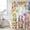 Yellow, variant on Watercolor Floral Gnomes Shower Curtain, Waterproof Shower Curtains for Bathroom, Spring Garden Butterflies Beige Washable Fabric Bathtub Curtain Set Bath Decor with 12 Hooks Long 72"x84"