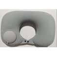thumbnail image 1 of Almohada de cuello de viaje inflable BRI gris portátil, 1 of 5