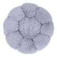 thumbnail image 2 of Sennaux Plush Dog Bed & Cat Bed Cozy Soft Flower-Shape Pet Bed,Light Gray,31.5", 2 of 7