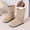 Beige, variant on Mooqilaa Girls Mid Calf Boots, Non Slip Faux Suede Lightly Fleece‑Lined Casual Fall Winter Shoes Beige Size 13 Little Kids