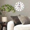 thumbnail image 4 of Inspirational Wall Clock Find Joy Every Moment Colorful Decor 10-Inch Silent Wooden Wall Clock, Battery Operated (AA Batteries Not Included), Artistic Home Decor, 4 of 8