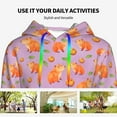 thumbnail image 6 of Hoodies for Women - Capybara Purple Comfrt Colour Drawstring Women'S Fashion Hoodies & Sweatshirts, Fall Outfits Clothes for Women 2024 Pullover with Kangaroo Pocket, 6 of 7