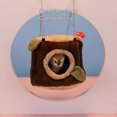 thumbnail image 4 of Pet Enjoy Stump Hamster Bed House Hammock,Small Animal Warm Bed House Hamster Cage Nest Accessories Bedding for Sugar Glider Hamster Small Bird Pet Playing Sleeping, 4 of 8