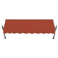 thumbnail image 2 of Awntech 8.375 ft New Orleans Fixed Awning Acrylic Fabric, Terracotta, 2 of 2