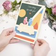 thumbnail image 2 of Tarjeta de San Valentín Oamiolek Funny Building Blocks Love, 2 of 4