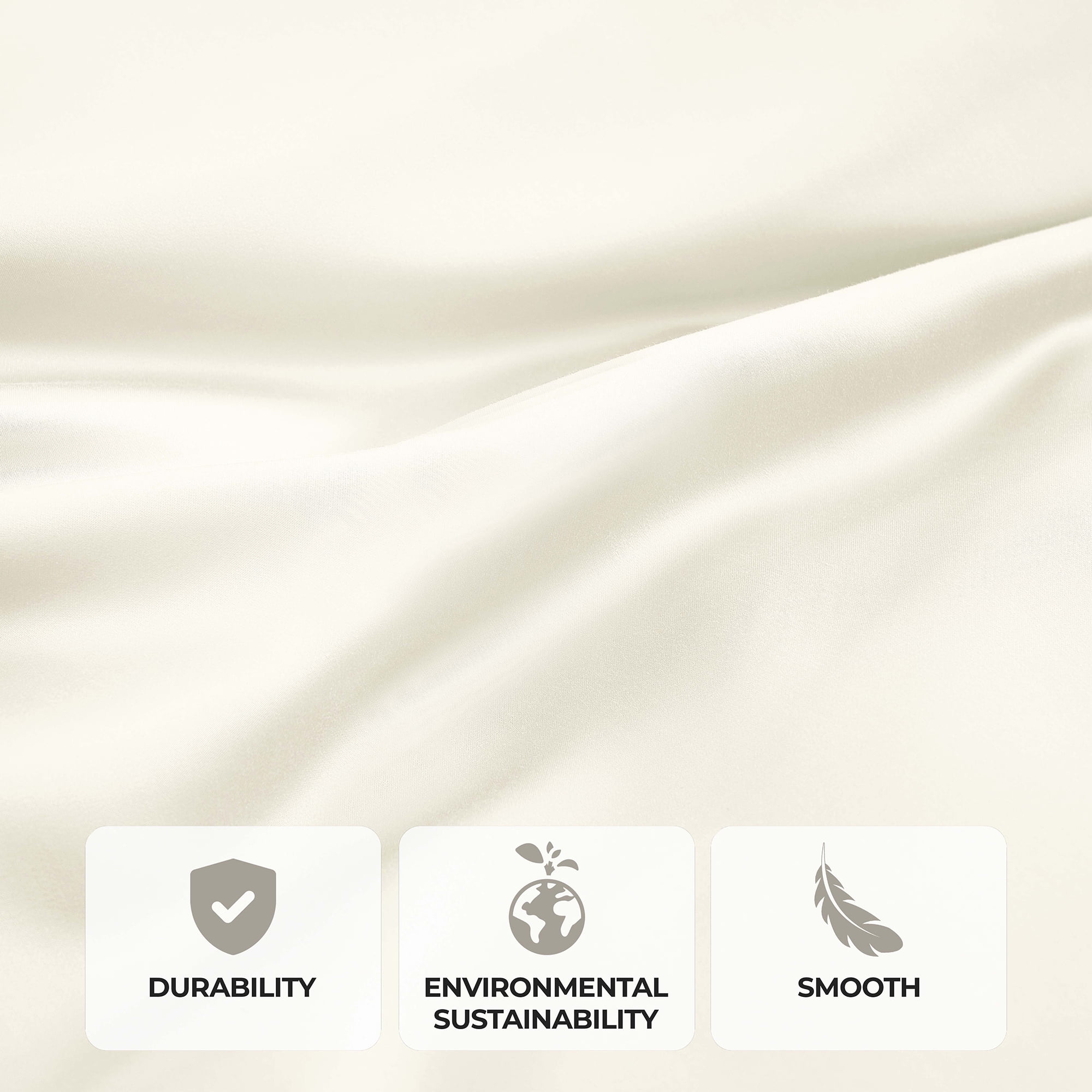 Superior Modal From Beechwood Lightweight Sheet Set, California King, Ivory