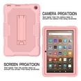 thumbnail image 5 of Allytech Fire HD 8 Case 10th Generation, Fire HD 8 Plus Case, Protection Drop Proof Kickstand [Without Screen Protector] Kids Friendly Cover Case for Amazon Kindle Fire HD 8 10th Gen, Rosegold, 5 of 7
