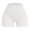 White, variant on Shorts for Women Plus Size Athletic Zipper with Pockets Workout Gym Running Shorts 2026 Vacation Beach Clothes Beige M