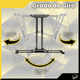 thumbnail image 4 of Soporte Pared Tv Para Pantalla Para 40'' 55'' 65'' 75'' 80'' Pulgadas De Television Malubero, Negro, 4 of 5
