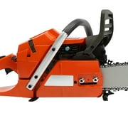 Miumaeov 3.4KW Gas Chainsaw with 24 inch Guide Bar, 2-Cycle 65cc Gasoline Power Chain Saws with Security Lock for Trees Branches Trimming Wood Cutting