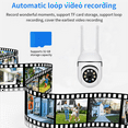 thumbnail image 6 of 2X , 2.4GHz WiFi Cameras for Home Security, 1080P Dome Surveillance Cameras 360掳View,2-Way Audio, 6 of 8