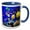 Blue/White, variant on 3drose, Very Colorful Fish, 15oz Mug