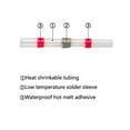 thumbnail image 3 of 100 conectores de cable con sellado de soldadura, conectores a tope termorretráctiles, terminales a tope eléctricos aislados a prueba de agua, 3 of 7