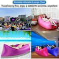 thumbnail image 5 of HEJULIK Inflatable sofa lounger - portable, stylish waterproof and leak-proof design, suitable for camping, hiking, inflatable beach chairs for the beach - suitable for pools and festivals, 5 of 7