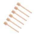 thumbnail image 3 of Dekaim 50pcs bâton de louche de miel en bois, mini pot de louche de miel de confiture en bois de ménage distribuant le bâton de tige d'agitation(Exquis 10CM), 3 of 14