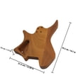 thumbnail image 2 of SKISUNO Coffee Solid Guitar Body Unfinished Headless Design for Easy Tuning and String Replacement, 2 of 7