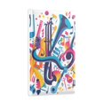 thumbnail image 2 of Yayeee Blank Wall Plate Cover 1-Gang 4.5"x2.7" Home Unused Decorative Outlet, Musical Pattern, 2 of 7
