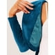 thumbnail image 5 of INSPIRE CHIC Cárdigan Corto de Terciopelo con Cuello de Solapa y Manga Larga Abierto para Mujeres XL Azul Pavo Real, 5 of 6