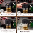 thumbnail image 2 of Govvep Premium Whiskey Smoker Kit with 6 Wood Chips, Smoke Cocktails, Whiskey, Old Fashioned & More, Great Gift for Men, No Butane, 2 of 8