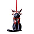 thumbnail image 2 of Adornos Para Árboles De Navidad, Colgante De Resina Para Gatos, Adornos Artesanales, Colgante De Gato Negro, Decoración De Escritorio Para El Hogar matsuzay AP006658-02, 2 of 6