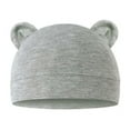thumbnail image 6 of EnJoCho 9 Pieces Baby Cotton Hat Solid Bear Ears Caps Baby Boy Girl Toddler Hats Caps for 0 To 6 Months Baby Kids Super Adorable Head Wear Gifts, 6 of 8
