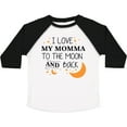 thumbnail image 3 of Inktastic I Love My Momma to the Moon and Back Boys or Girls Toddler T-Shirt, 3 of 5