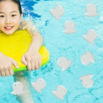 GQDIN 10 Pack Pool Oil Absorbing Scum Sponge, Turtle Oil Scum Absorbing Absorber for Spa and Swimming Pool, Hot Tub Accessories,Reusable Floating Sponge for Spa Maintenance(White)