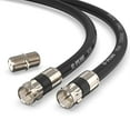 thumbnail image 1 of 10FT G-PLUG RG6 Coaxial Cable Connectors Set – High-Speed Internet, Broad and Digital TV Aerial, Satellite Cable, 1 of 4