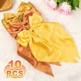 thumbnail image 3 of 10 Pack Vintage Hair Bows for Women & Girls - Long Tail Satin Hair Clips, Neutral Colors Hair Ribbon Accessories for Daily Wear & Special Occasions, 3 of 6