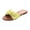 Yellow, variant on VerPetridure Sandals for Women Flat Summer,Leather Bow Slippers Comfy Platform Toe Ring Wedge Sandals Shoes Summer Beach Travel Shoes Comfortable Slippers