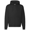 thumbnail image 1 of Fruit Of The Loom Mens Zip Through Hooded Sweatshirt / Hoodie, 1 of 3