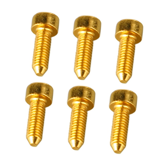 Guitar Screw, 6PCS Guitar Hex Head Screws Double Tremolo Bridge Saddle String Locking Screw With Taper Tip