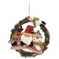 thumbnail image 4 of Corona de Navidad Ticfox decorativa respetuosa con el medio ambiente para puerta, 4 of 14