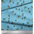 thumbnail image 3 of Soimoi Cotton Duck Fabric Leaves & Insect Decor Fabric Printed Yard 56 Inch Wide, 3 of 3