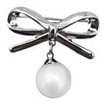 thumbnail image 6 of Fashion Butterfly Bow Brooch Pin with Pearl Wedding Brooch for Women -, 6 of 9