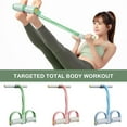thumbnail image 5 of Abdominal Fitness Elastic Sit Up Pull Tension Rope Sport Exercise Equipment SALE D4N6, 5 of 7