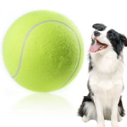Toorise 4pcs Pet Toy,9.5 bigdogball Rubber Kelly Big Giant Tennis Ball, Thicker Durable Mega Jumbo Dog Play Supplies Fun Thrower Chucker Training,Pet Instincts Interact Fetch Balls (No Air Pump)