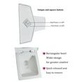 thumbnail image 3 of WinZo WZ5070 Square One Piece Elongated Toilet With UF  Soft-Close Seat Dual Flush Powerful Flushing Unique Design White 12" Rough-in, 3 of 6