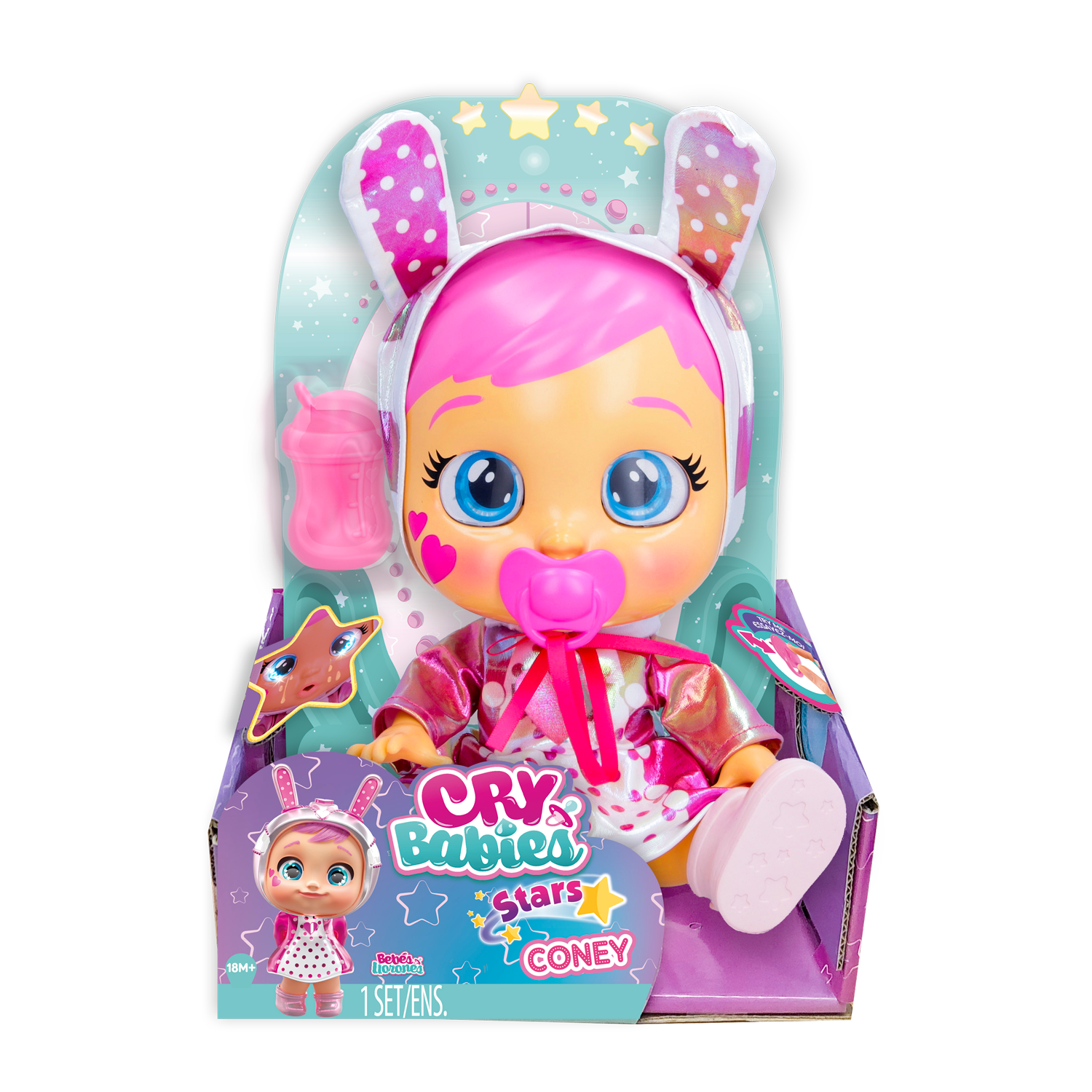 その他 Lila doll Milky Way Splash Cry Babies Star Lilly with Light Up Eyes and Star Themed