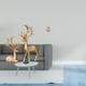 thumbnail image 2 of Escultura de calabaza de latón con forma de reno europeo, artesanía coleccionable para amantes de los ciervos, adorno Feng Shui, centro de mesa de esc, 2 of 8