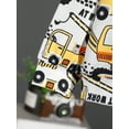 thumbnail image 6 of 3T Baby Boys Clothes Baby Boys 2PCS Hoodie Outfits Set Cars Print 3T Boys Long Sleeve Top Pants Set Black, 6 of 7