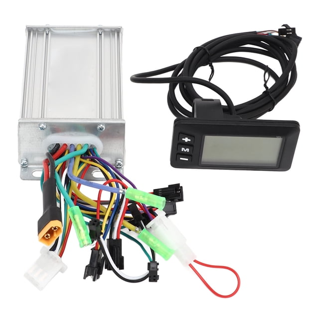 Controlador sin escobillas de motor con panel LCD, 36V 48V 60V Bicicleta eléctrica eléctrica Panel de pantalla LCD Kit de controlador sin escobillas de motor de bicicleta eléctrica Impulsado por el rendimiento