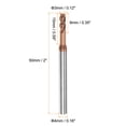 thumbnail image 2 of 2uds Cuadrado Nariz Extremo Molino 4mm Vástago 3mm x 15mm AlTiSin Recubierto Sólido Carburo 4 Flautas Extra Largo Fresado para Inoxidable Acero Aleación Endurecido Acero, 2 of 6
