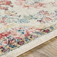 thumbnail image 4 of Livabliss Area Rugs for Living Room, 7x9 Murat Traditional Red Rug, Bedroom Dining Room Home Decor Stain Resistant Carpet (6'7" x 9'), 4 of 8