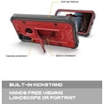 thumbnail image 4 of ArmadilloTek Vanguard Designed for Samsung Galaxy A11 Case Military Grade Full-Body Rugged with Built-in Screen Protector and Kickstand - Red, 4 of 4