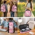 thumbnail image 3 of Bulopur Little Girls 17 Inch Backpack Set of 4 Pink Cherry Blossom Axolotl Print School Bookbag with Full Accessories: Lunch Box, Water Bottle Holder, Pencil Case, 3 of 7