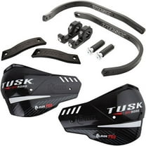 Tusk D-Flex Pro Handguards Black Bar/Black Plastics 7/8" Bars