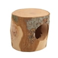 thumbnail image 1 of Hamster Tree Hole, Wooden Hamster Tunnel Tube  Free Climbing Safe Decorative  For Pet Cage, 1 of 8